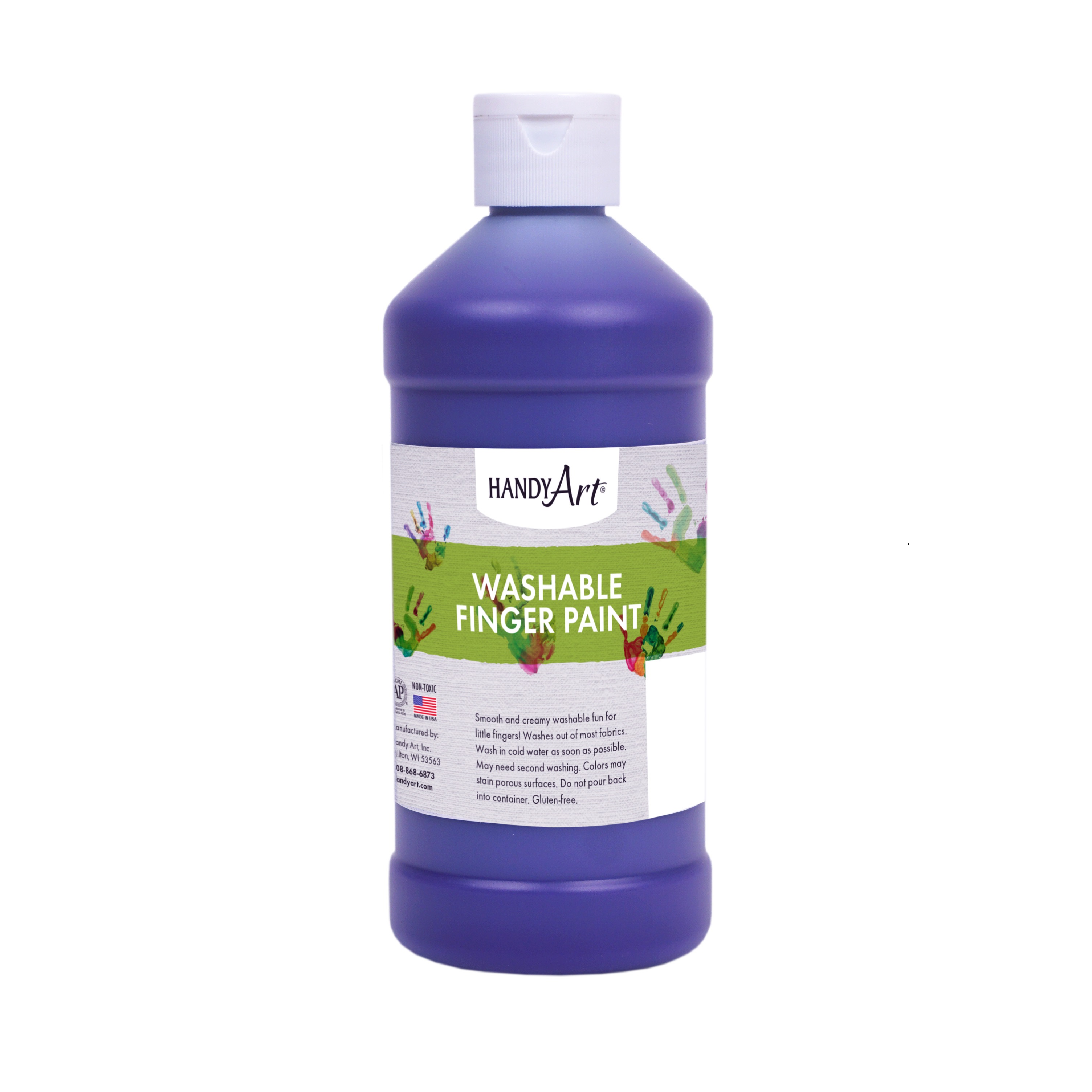 Handy Art 16 oz Washable Finger Paint (Violet)